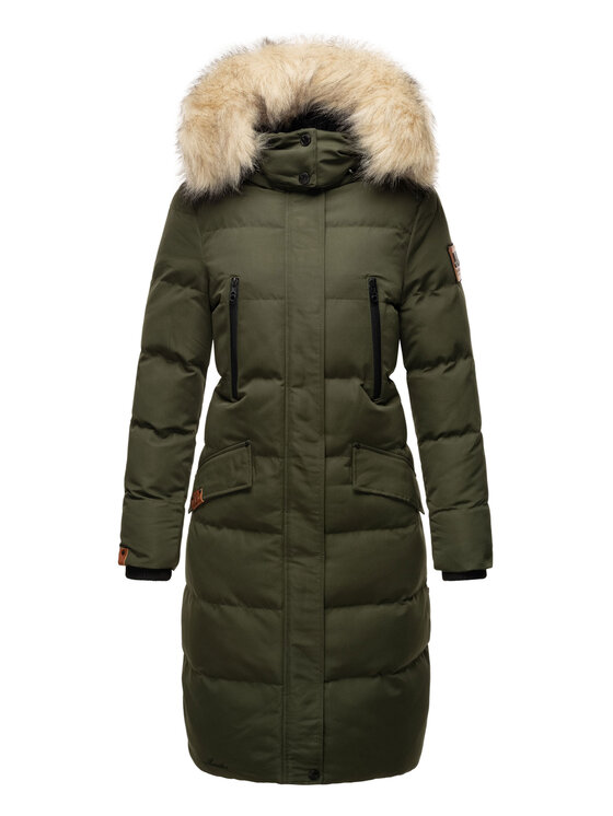 Marikoo Marikoo Kurtka zimowa Schneesternchen Zielony Regular Fit
