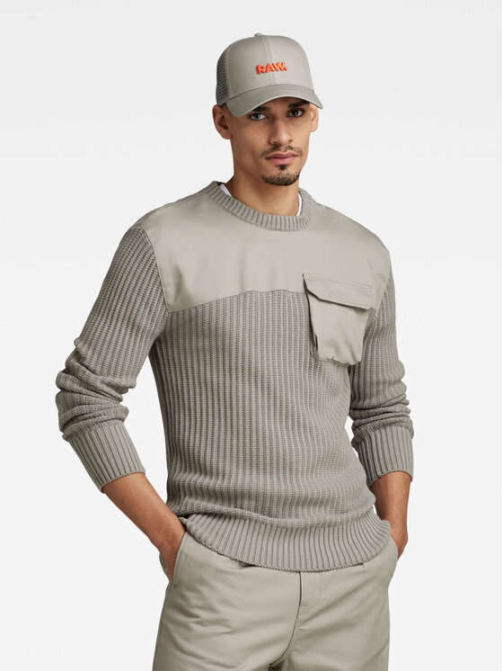 G-Star Raw G-Star Raw Пуловер Army D23525-D496-G106 Бежов Regular Fit