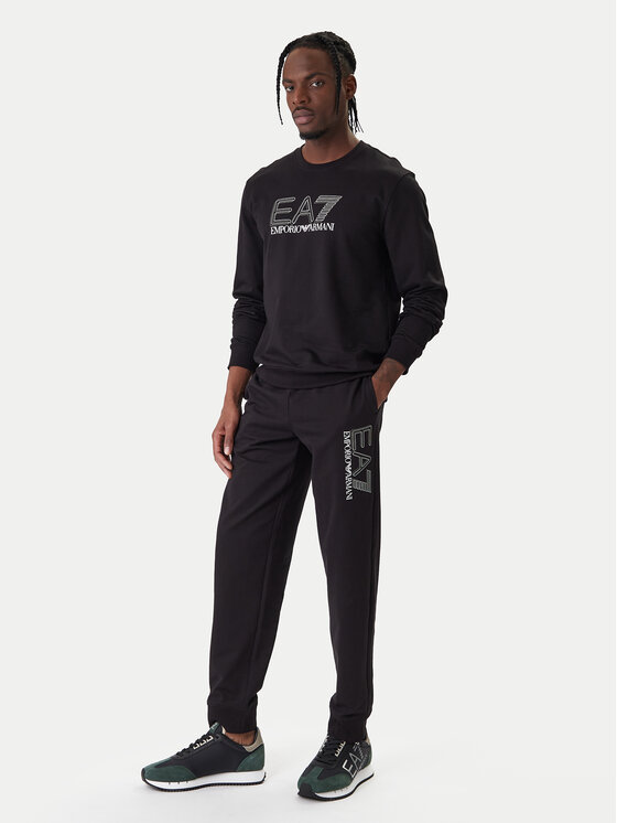 EA7 Emporio Armani EA7 Emporio Armani Mikina 7M001312 AF13512 UC001 Černá Regular Fit