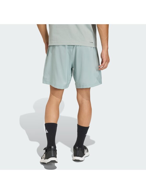 adidas adidas Szorty sportowe 158827 Zielony Regular Fit