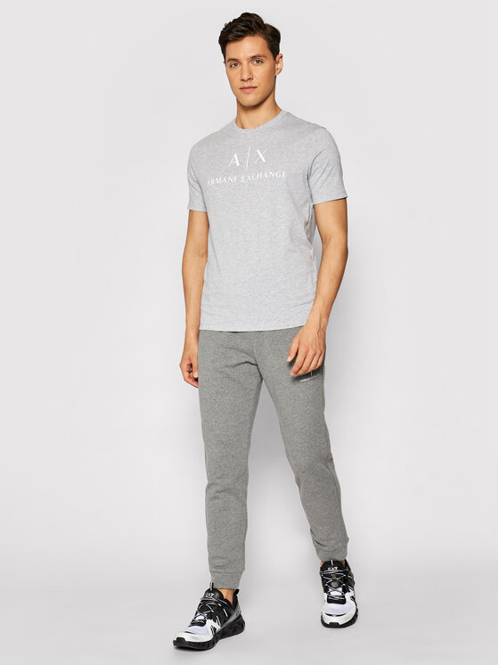 Armani Exchange Armani Exchange T-Shirt 8NZTCJ Z8H4Z 3929 Szary Slim Fit