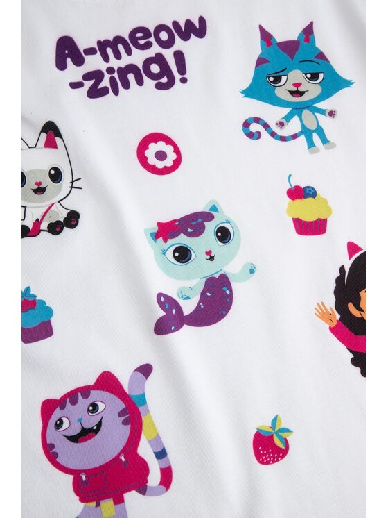 Coccodrillo Coccodrillo T-Shirt ZC6143207LGD-003 Kremowy Regular Fit