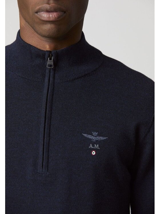Aeronautica Militare Aeronautica Militare Maglione Maglia Blu Regular Fit