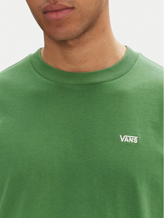 Vans Vans Póló Left Chest II VN000P1P Zöld Loose Fit