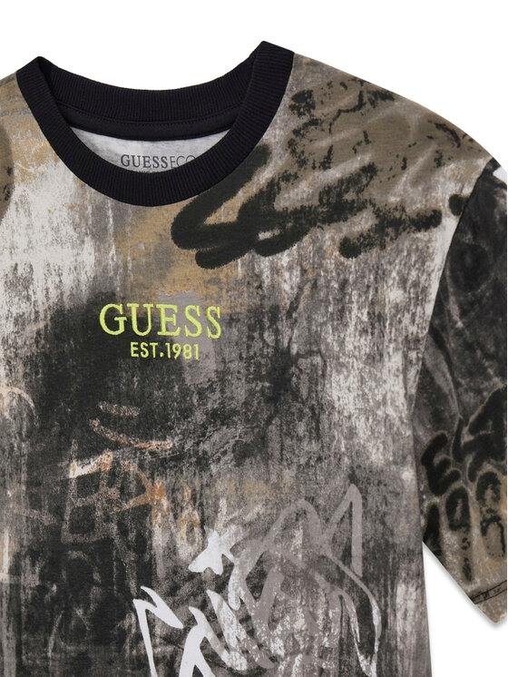 Guess Guess Футболка L6RI04 K8HM4 Кольоровий Oversize