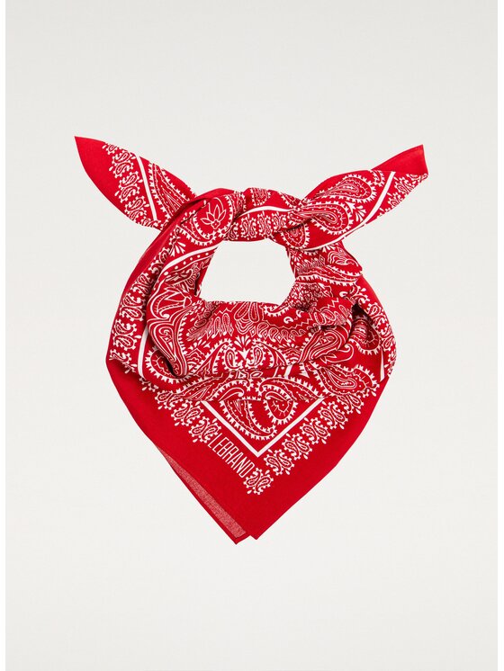 LEBRAND LEBRAND Chusta Bandana Czerwony