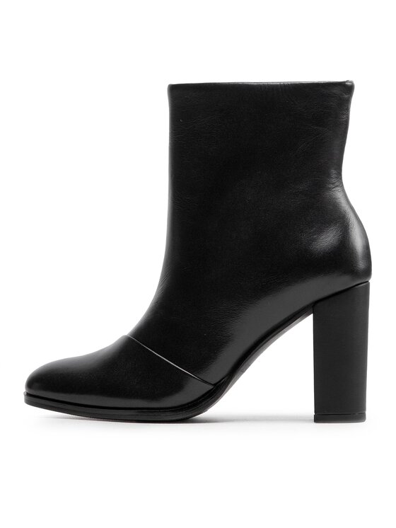 Simple Simple Īsie zābaki SL-44-02-000112 Melns