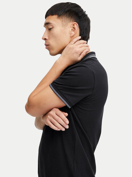 Blend Blend Poloshirt 20716474 Schwarz Regular Fit