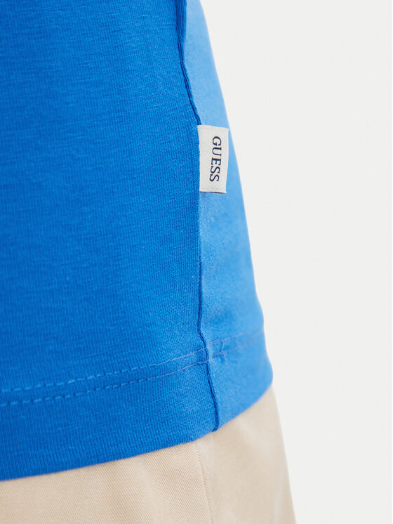 Guess Jeans Guess Jeans T-shirt W6YI16 K3995 Plava Slim Fit