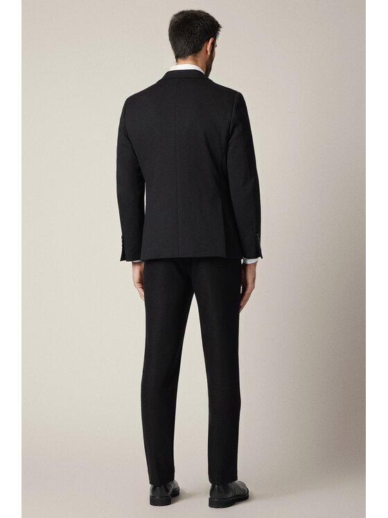 Lancerto Lancerto Marynarka Fobello MA131225000001 Czarny Slim Fit