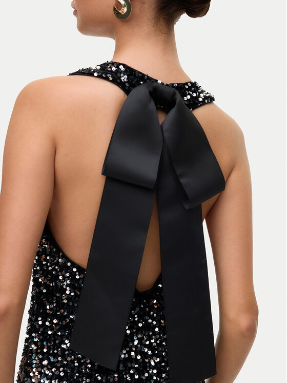 Vero Moda Vero Moda Kokteiļkleita Bella 10335720 Melns Slim Fit