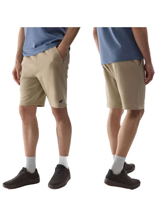 4F 4F Šortky 4FWSS25TSHOM0816-83 Hnedá Regular Fit