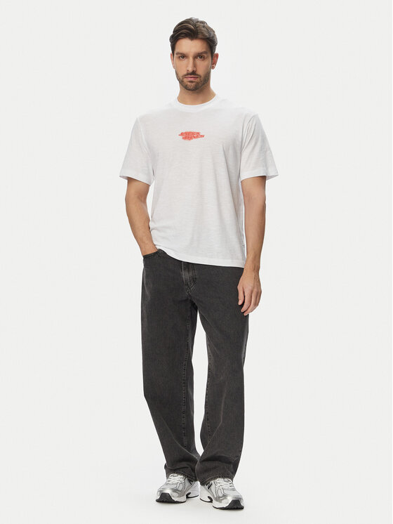 Jack & Jones Jack & Jones T-krekls Fusion 12294963 Balts Regular Fit