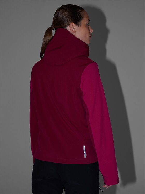 4F 4F Giacca softshell 4FRAW25TSOFF505-60S Rosso Regular Fit