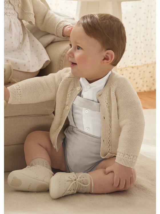Mayoral Mayoral Set Body und Shorts 2248 Beige Regular Fit