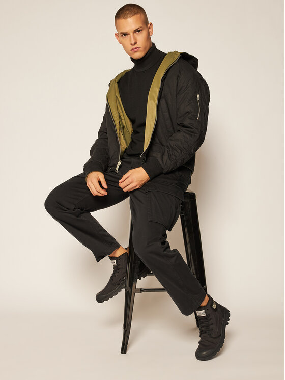 Jeans argo II 39440-0003 Nero Taper Fit