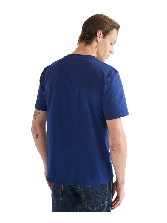 Wrangler Wrangler T-Shirt 112387018 Niebieski Regular Fit