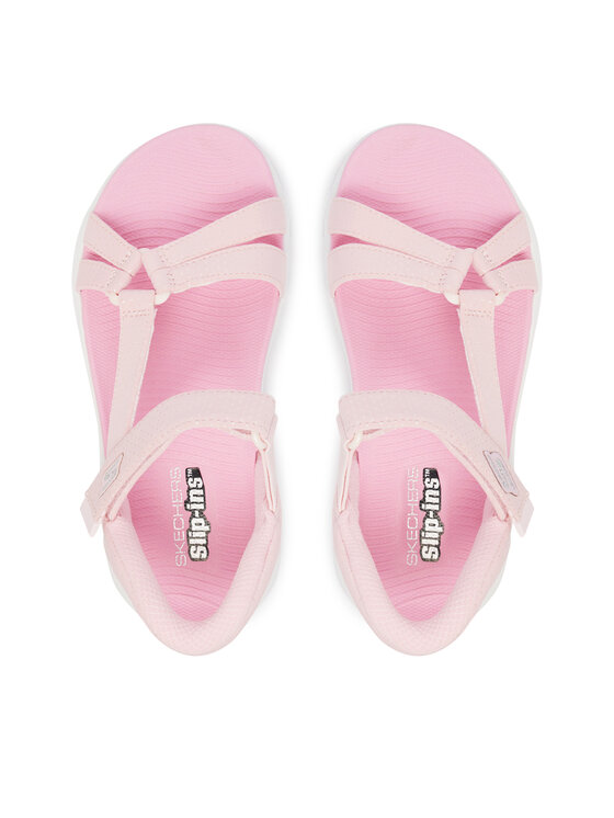Skechers Skechers Sandále Slip-Ins: Go Walk Flex Sandal - Lots Of Sol 303028L/LTPK Ružová