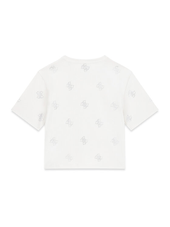 Guess Guess Tričko J6GI35 I3Z14 Biela Relaxed Fit