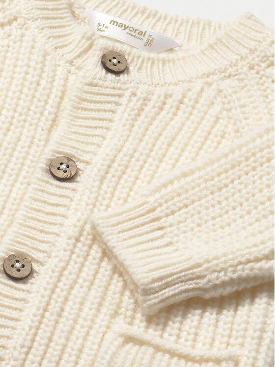 Mayoral Mayoral Strickjacke 2339 Écru Regular Fit
