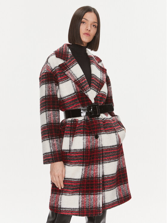 Liu Jo Liu Jo Villane mantel MF3122 J4577 Värviline Relaxed Fit