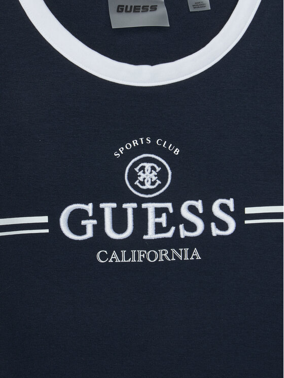 Guess Guess Kasdieninė suknelė J6GK26 KCQX1 Tamsiai mėlyna Slim Fit