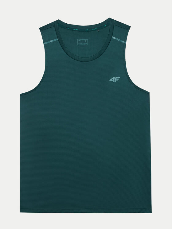 4F 4F Технічна футболка 4FWSS24TFTSM841 Зелений Regular Fit