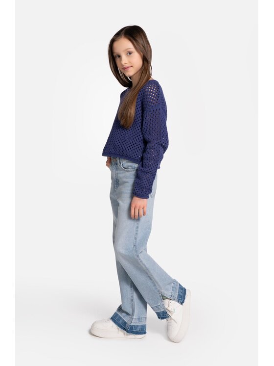 Coccodrillo Coccodrillo Sweter WC5172101CGJ-014 Niebieski Regular Fit
