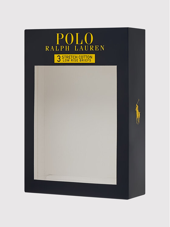 Polo Ralph Lauren Polo Ralph Lauren Set od 3 para muških slip gaća 714835884002 Crna