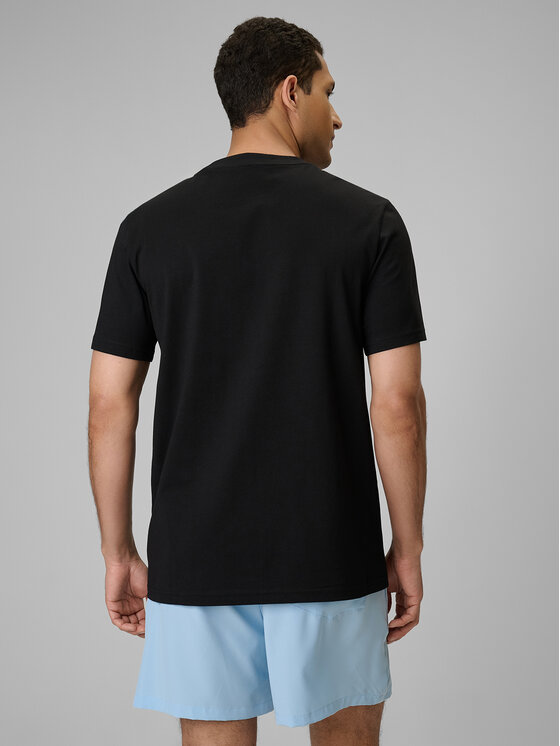 4F 4F T-Shirt BEACHWEAR Czarny Regular Fit