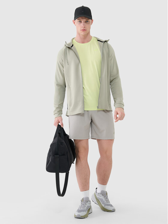 4F 4F Szorty sportowe MULTI ACTIVE Khaki Regular Fit