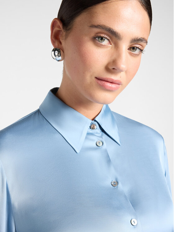 Elena Mirò Elena Mirò Koszula 5127P300366N004 Turkusowy Regular Fit