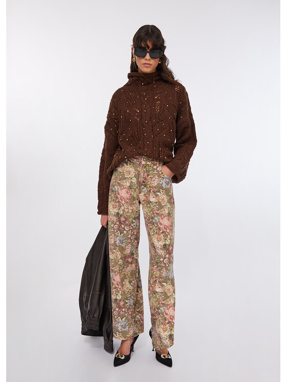 Liu Jo Liu Jo Pantaloni di tessuto MF5333T160AP9010 Multicolore Regular Fit