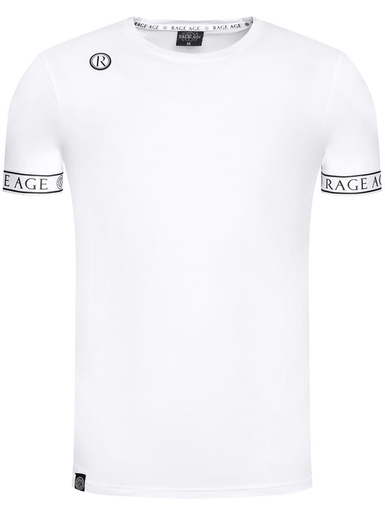 Rage Age Rage Age T-Shirt Imperial 2 Biały Slim Fit