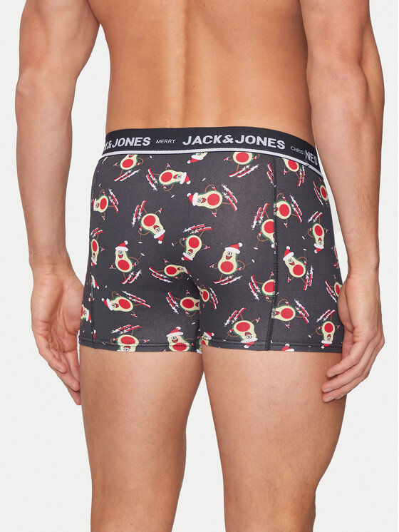 Jack&Jones Jack&Jones Set od 3 para bokserica Merry X-Mas 12266602 Šarena