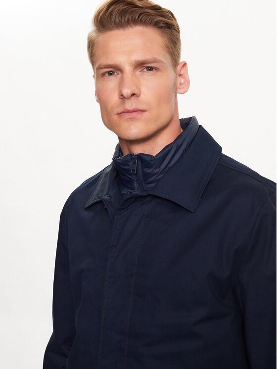 s.Oliver s.Oliver Prehodni plašč 2125750 Mornarsko modra Slim Fit