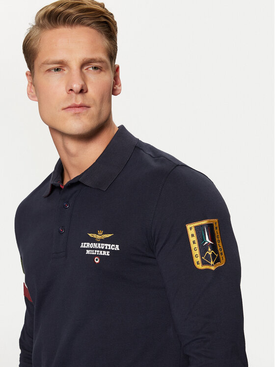 Aeronautica Militare Aeronautica Militare Polo 242PO1816J558 Blu scuro Regular Fit