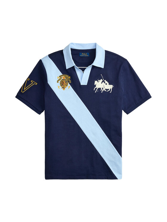 Polo Ralph Lauren Polo Ralph Lauren Polo marškinėliai 710B14221001 Tamsiai mėlyna Regular Fit