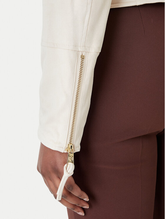 Rinascimento Rinascimento Prehodna jakna CFC0124660003 Écru Regular Fit