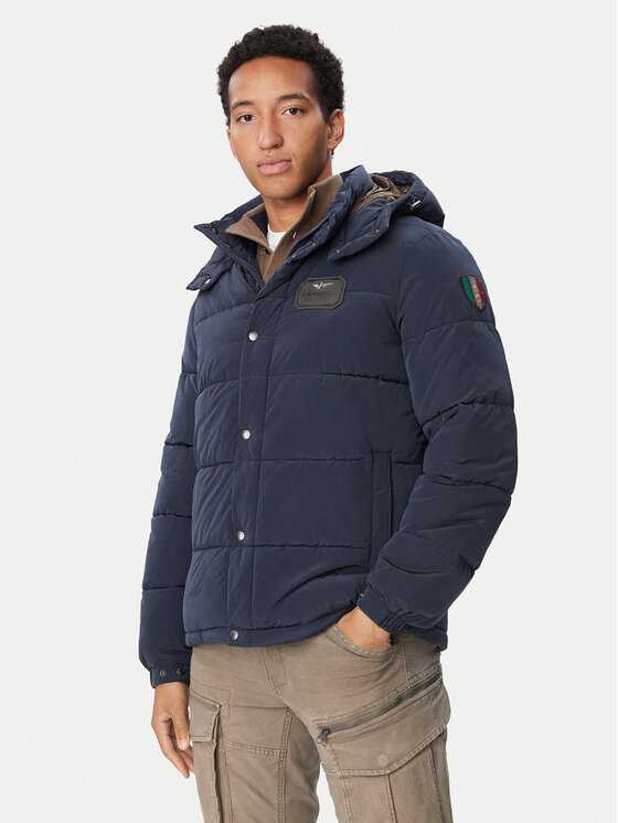 Aeronautica Militare Aeronautica Militare Žieminė striukė 262AB3072UCT04358 Tamsiai mėlyna Regular Fit