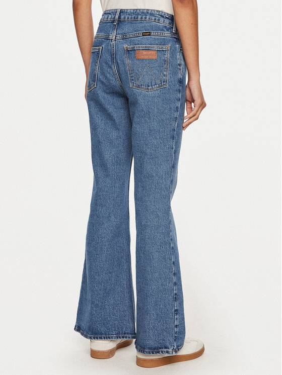 Wrangler Wrangler Džínsy Fierce 112356799 Modrá Flare Fit