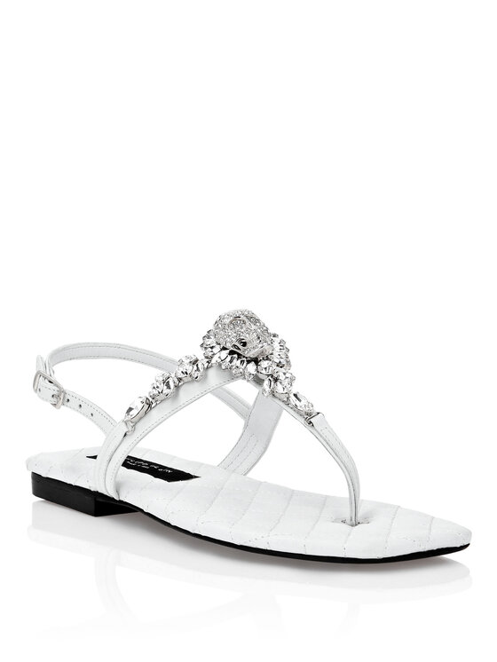 PHILIPP PLEIN PHILIPP PLEIN Sandały 5011 Biały
