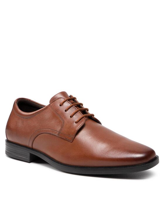Clarks Clarks Półbuty Howard Walk 261620177 Brązowy