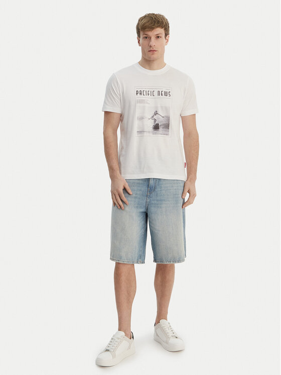 JOOP! Jeans JOOP! Jeans T-Shirt JJJ-Laulea 30101984 Biały Regular Fit