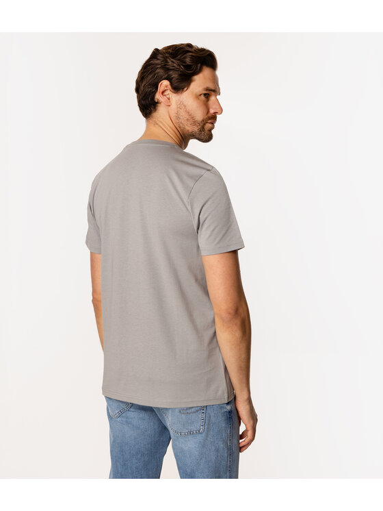Lee Cooper Lee Cooper T-Shirt OBUTCH 875 Szary Regular Fit