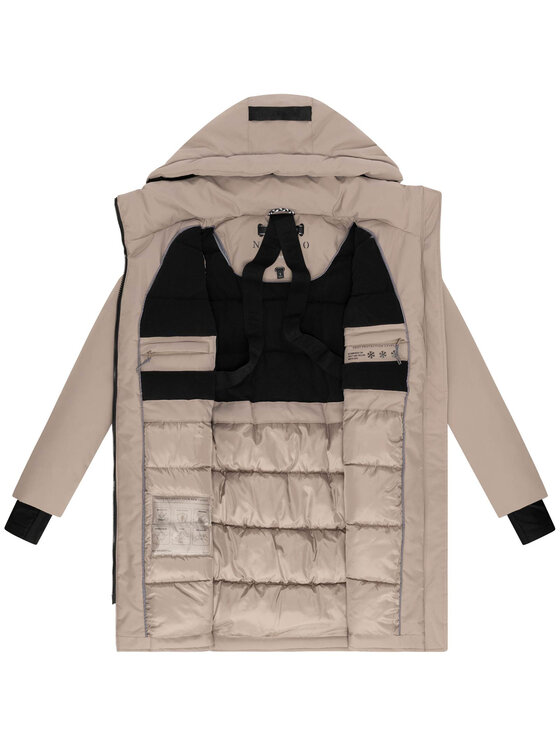 Navahoo Navahoo Kurtka zimowa Winterzart Szary Regular Fit