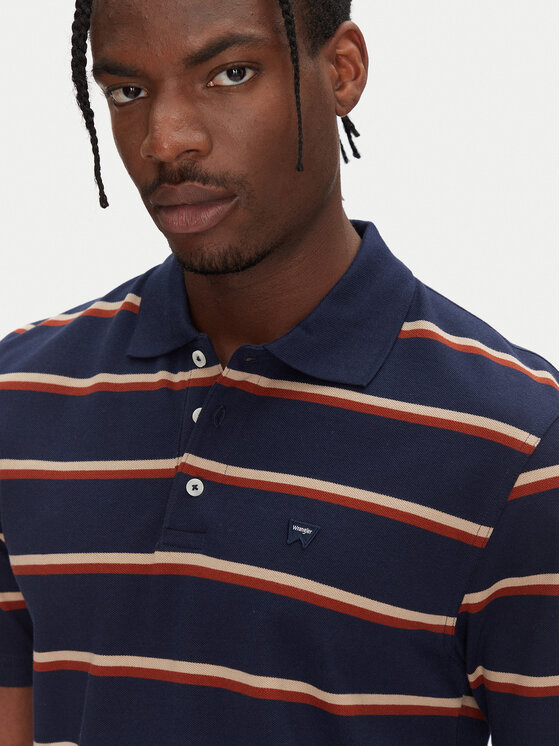 Wrangler Wrangler Polo marškinėliai 112362827 Tamsiai mėlyna Regular Fit