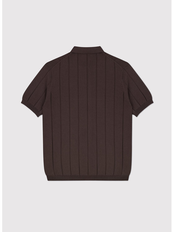 Pako Lorente Pako Lorente Polo P26WF-TX-005 Brązowy Regular Fit
