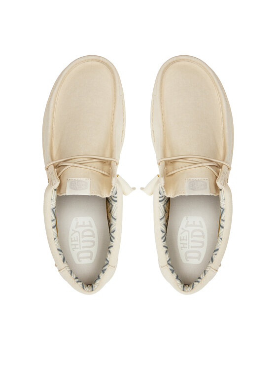 Hey Dude Hey Dude Мокасини Wally Canvas 40700-1KA Екрю