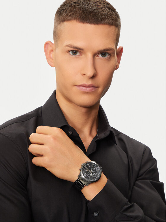 Armani Exchange Armani Exchange Zegarek Hampton AX2454 Szary